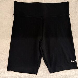 Nike Black Women's Bike Shorts with Swoosh